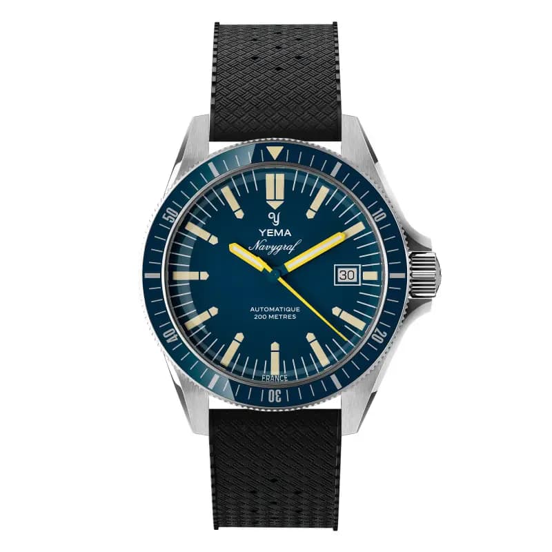 Yema Montre Navygraf Heritage Bleu