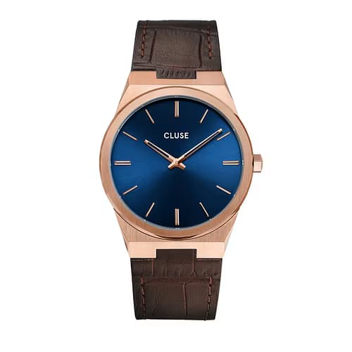 Cluse Montre Homme CLUSE VIGOUREUX en Cuir Marron