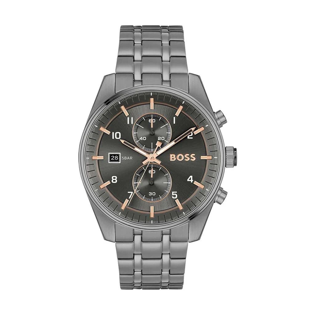 Hugo Boss Montre Boss Skytraveller Gris
