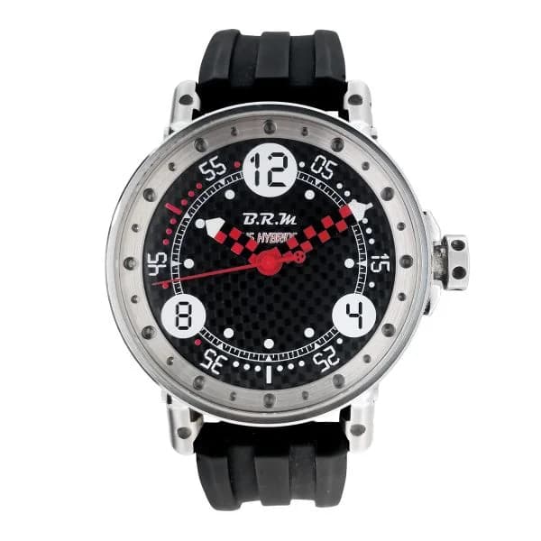 Daniel Gérard Montre Occasion B.R.M V6-44 Hybride Bracelet Caoutchouc 44MM