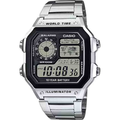Casio Timeless WorldTime — cadran noir