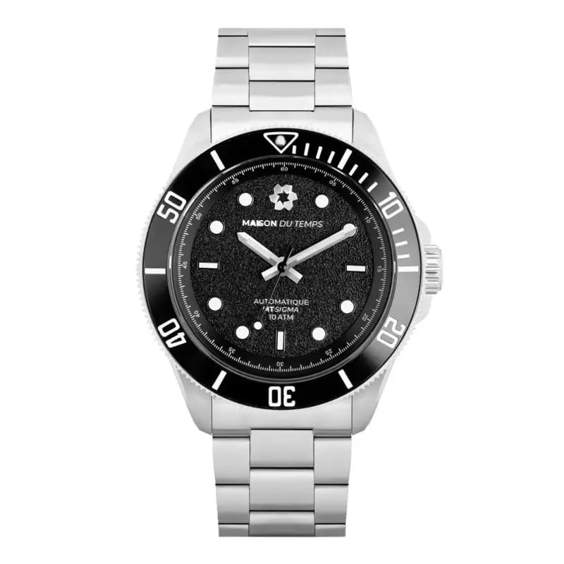 Maison du Temps Montre MTSigma Lunette Noire Acier