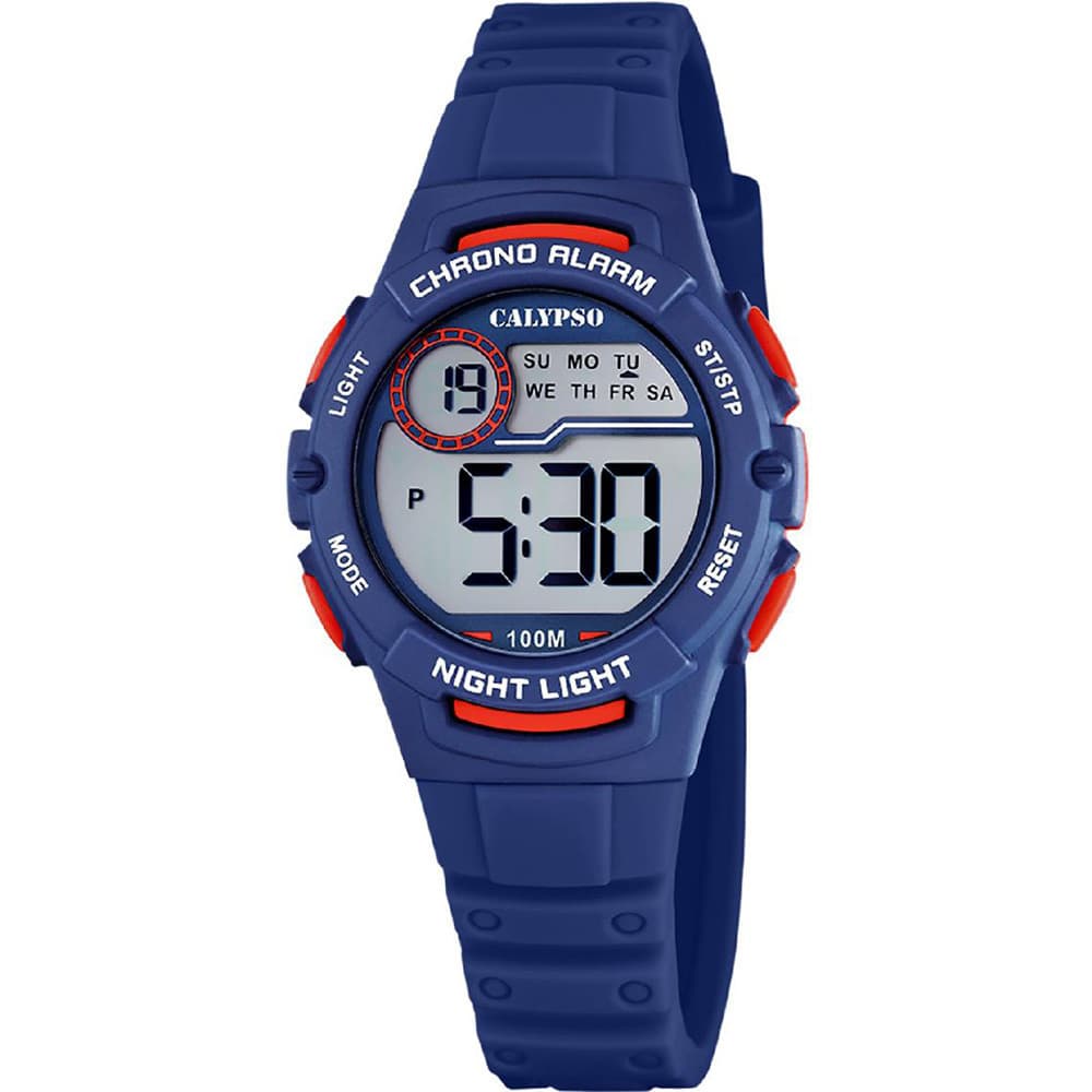 Calypso Montre Calypso en Silicone Bleu