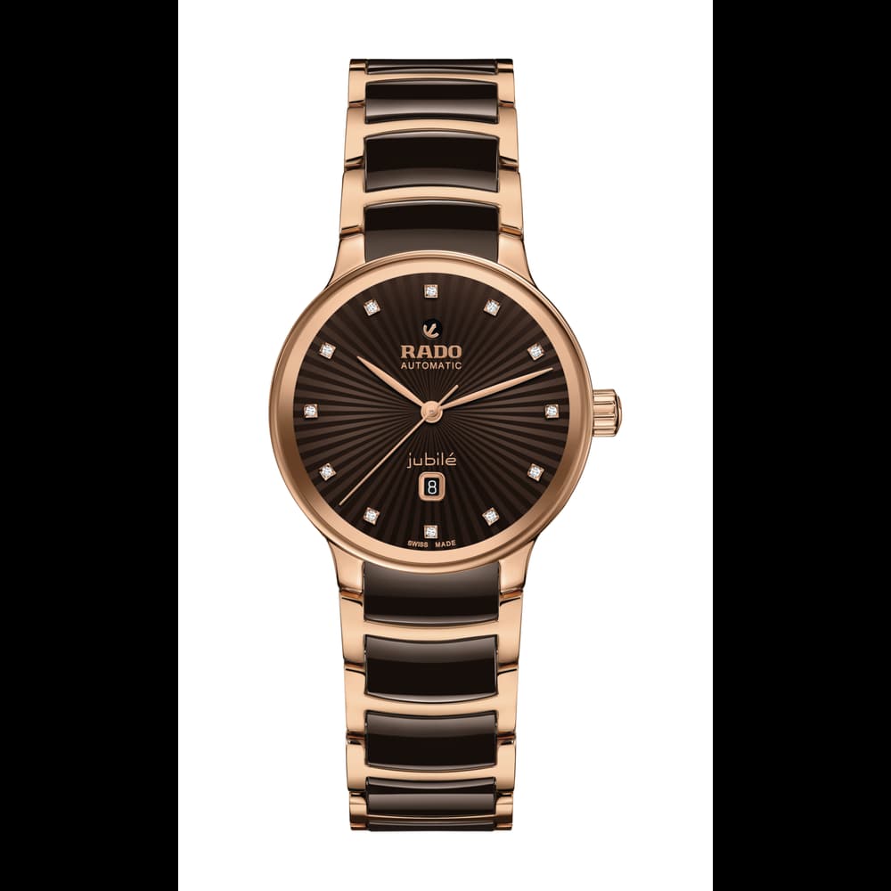Rado Montre automatique Femme Centrix Marron