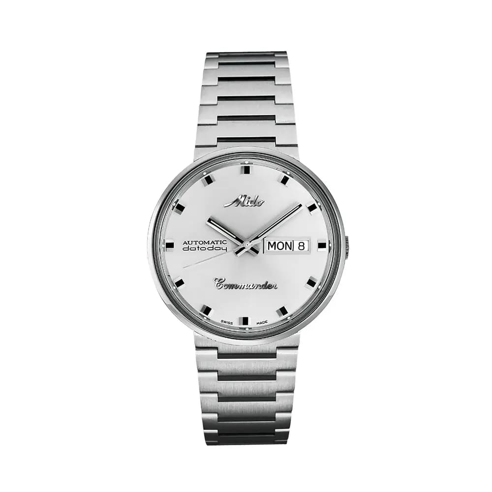 Mido Montre automatique Femme Commander Argenté