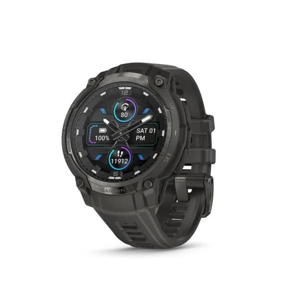 Garmin Montre Garmin Instinct Crossover 50mm AMOLED Grise Charbon
