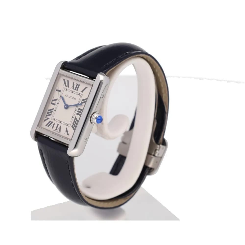Cartier Tank Solo PM — bracelet noir