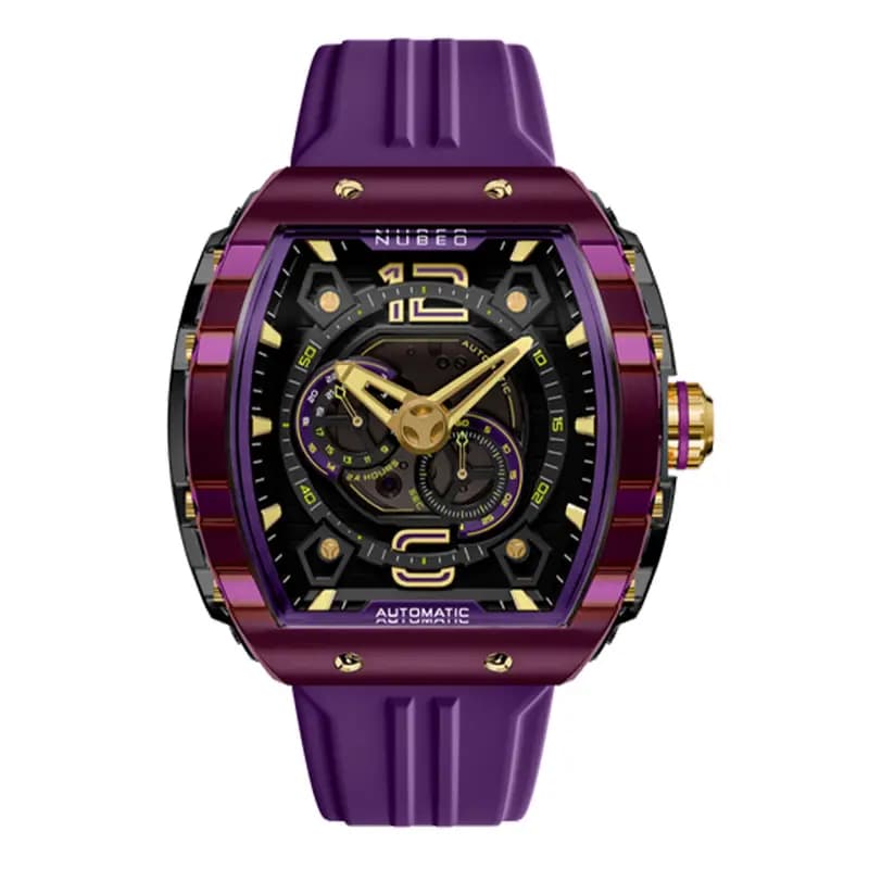 Nubeo Montre Magellan 24H Automatic Deep Purple NB-6087-01