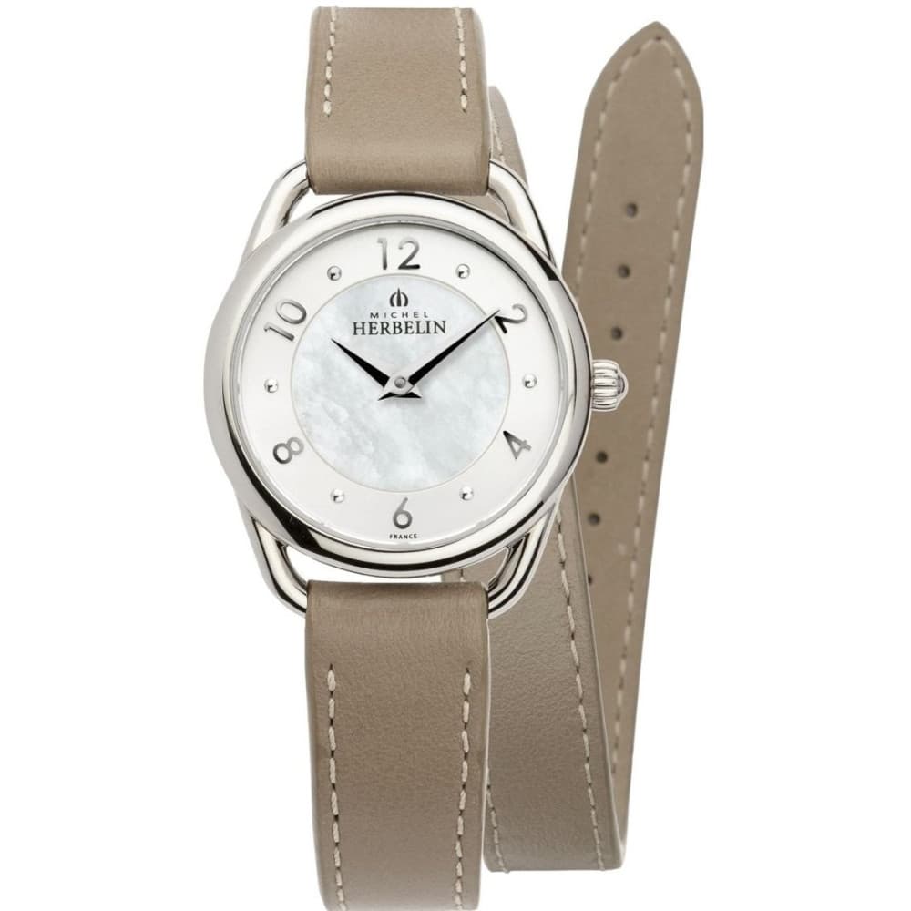 Michel Herbelin Montre Herbelin en Cuir