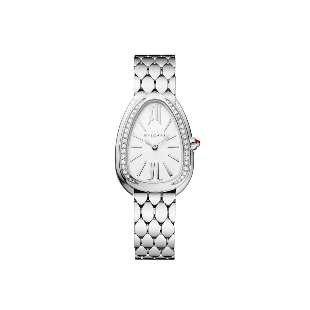 Bulgari Montre quartz Femme Serpenti Blanc