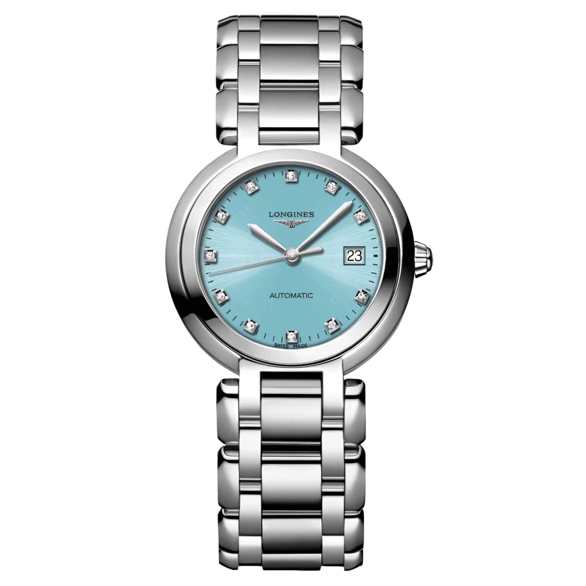 Longines Montre Longines Longines primaluna 30 mm Automatique Cadran Bleu soleillé Bracelet Acier