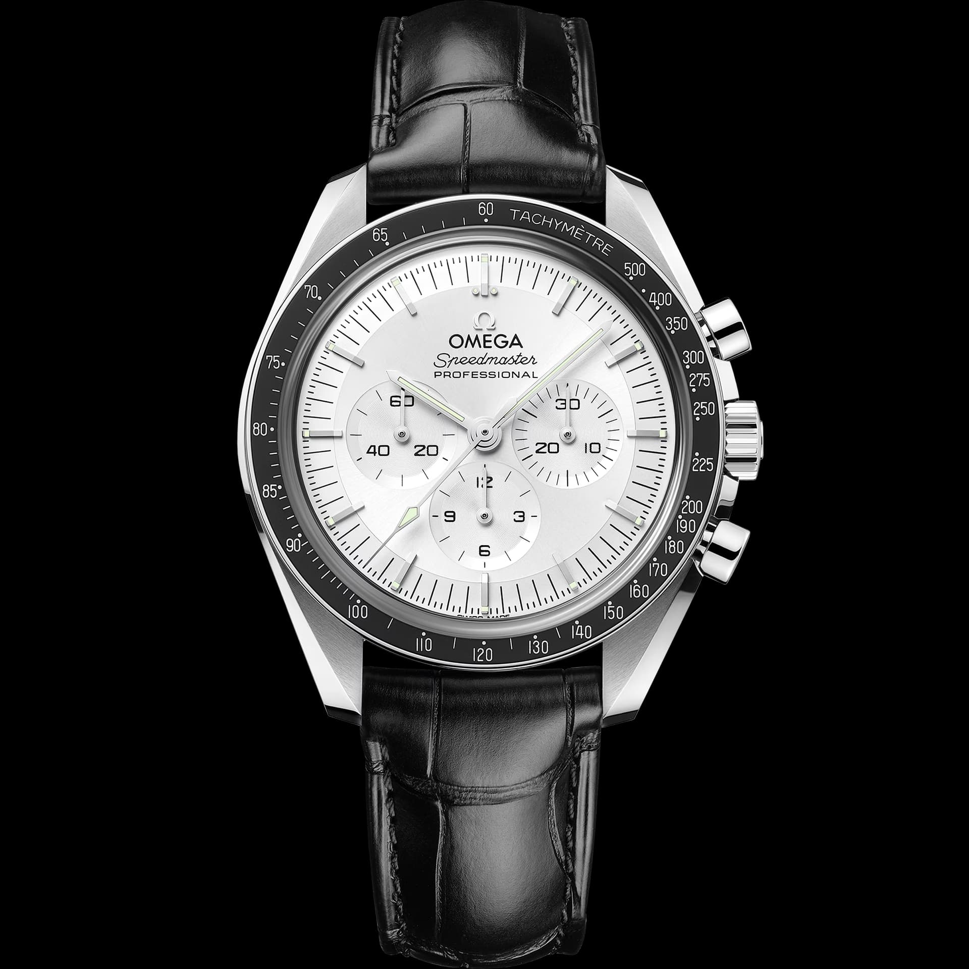 Omega Speedmaster 42 mm Canopus Gold — cadran argenté