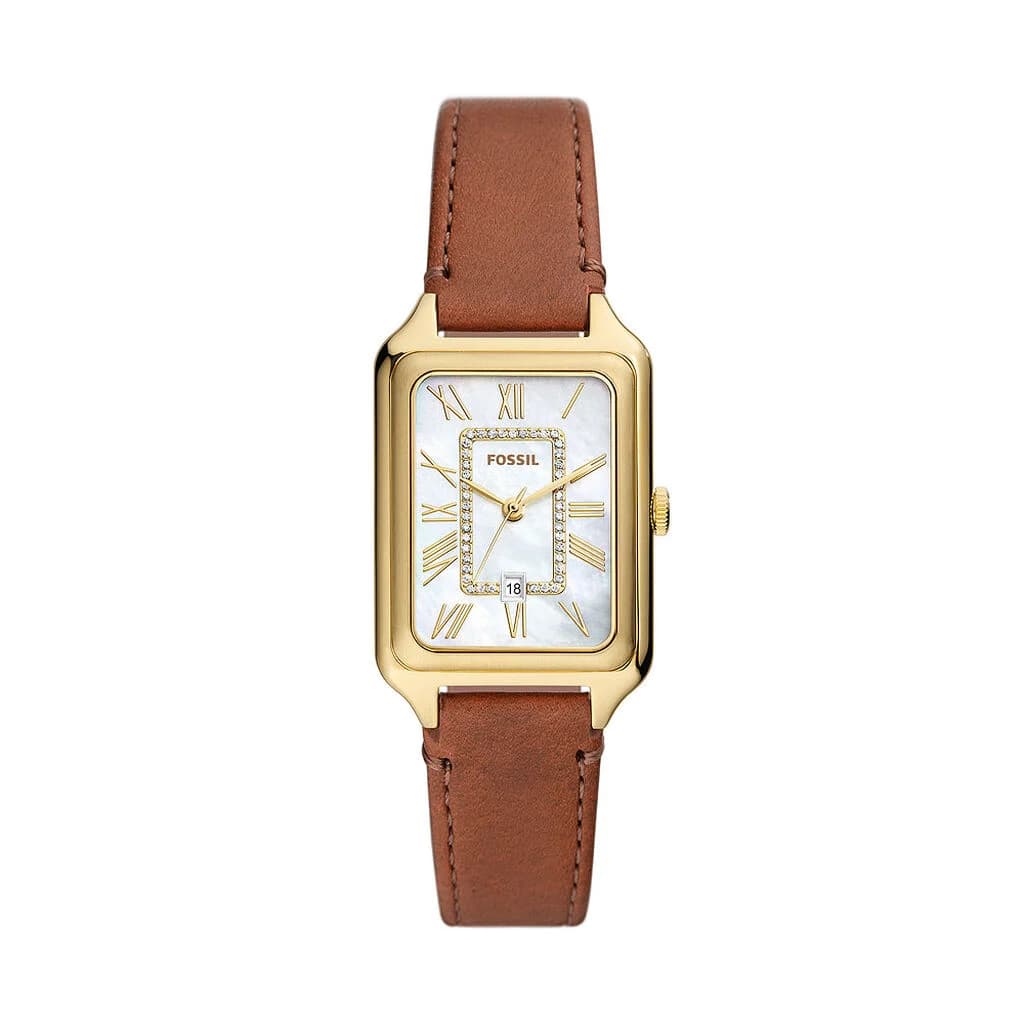 Fossil Raquel — cadran nacre