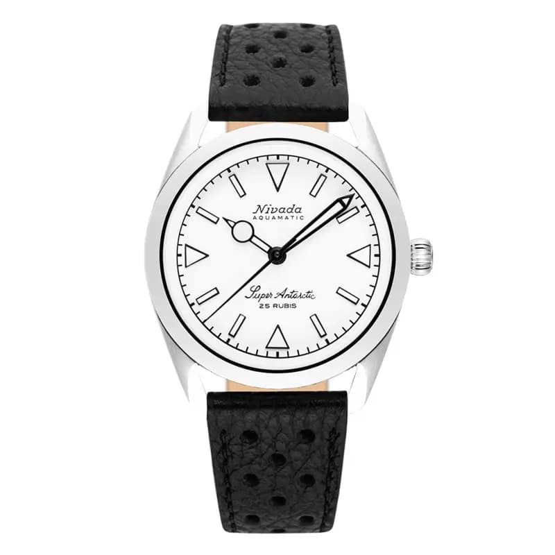 Nivada Grenchen Montre Super Antarctic Blanc 32065A