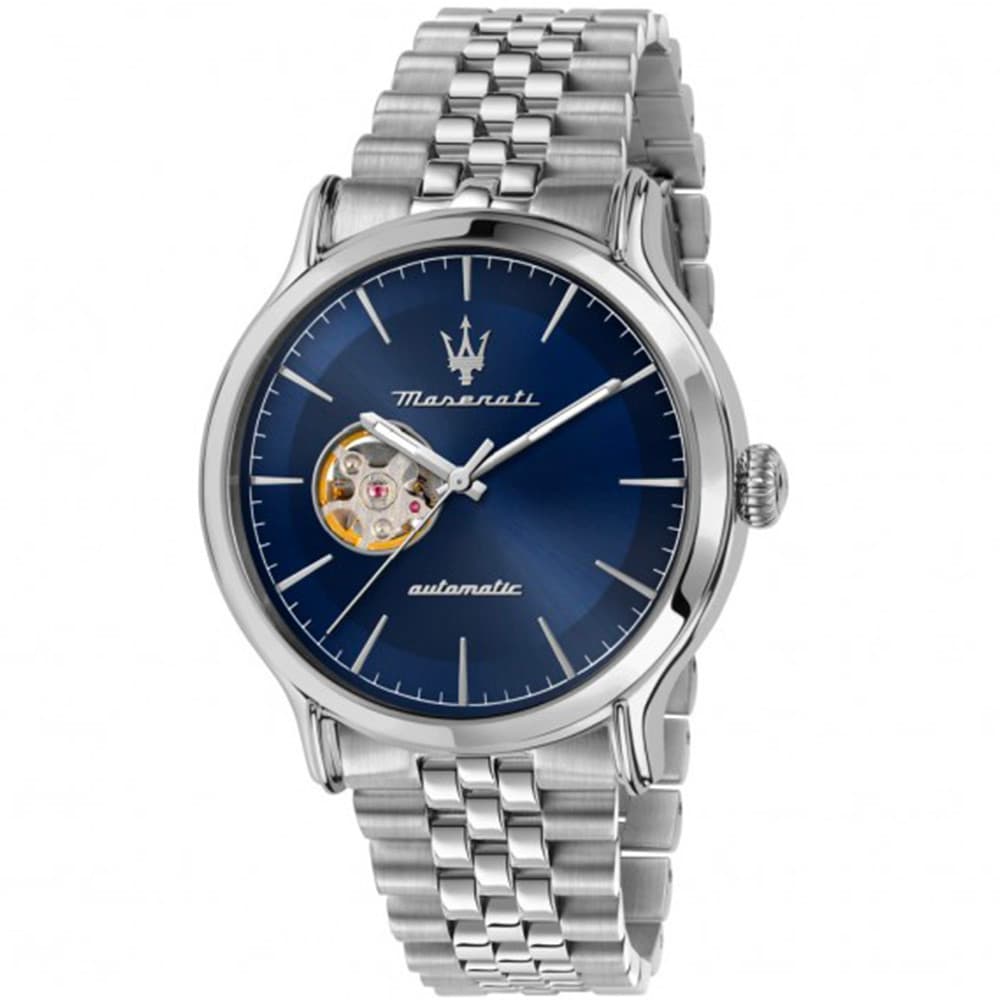 Maserati Montre Automatique Maserati Collection Epoca en Acier Argenté