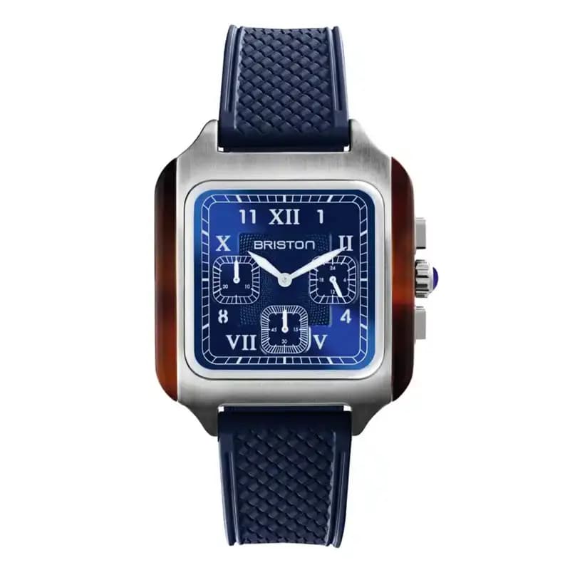 Briston Montre Streamliner Kennedy - Chrono - Bleu 261838.SA.T.9.FNB