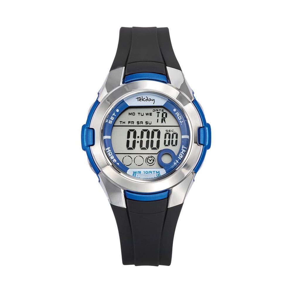 Tekday Montre TekDay en Silicone Noir
