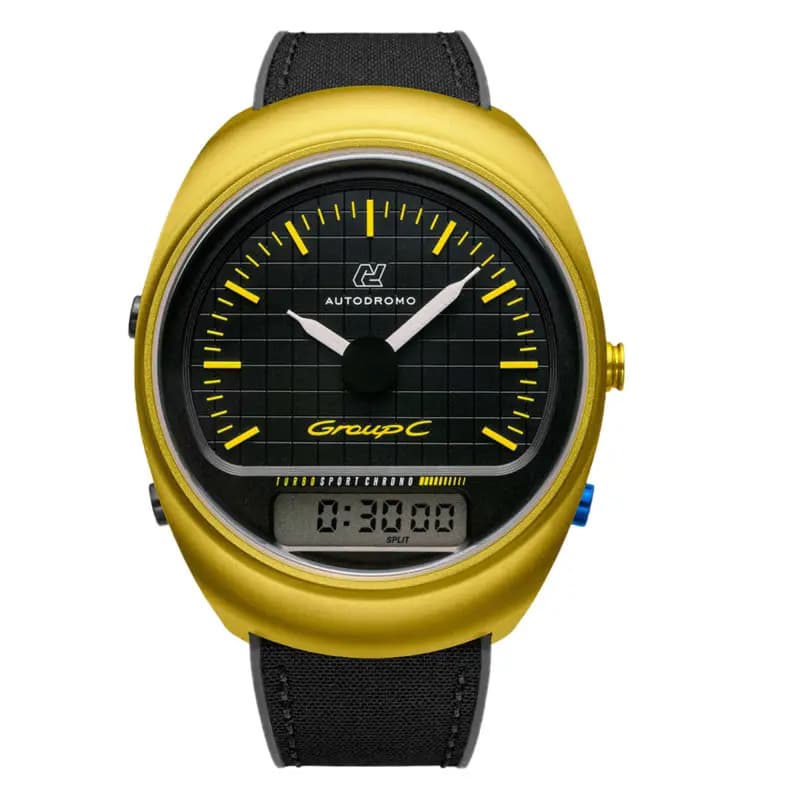 Autodromo Montre Group C Turbo Sport Gold Anodized