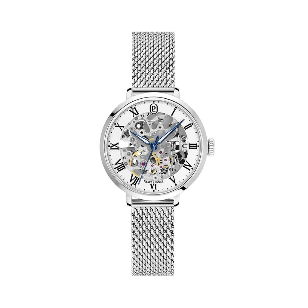 Pierre Lannier Montre Pierre Lannier Lannier Automatique 35 Blanc