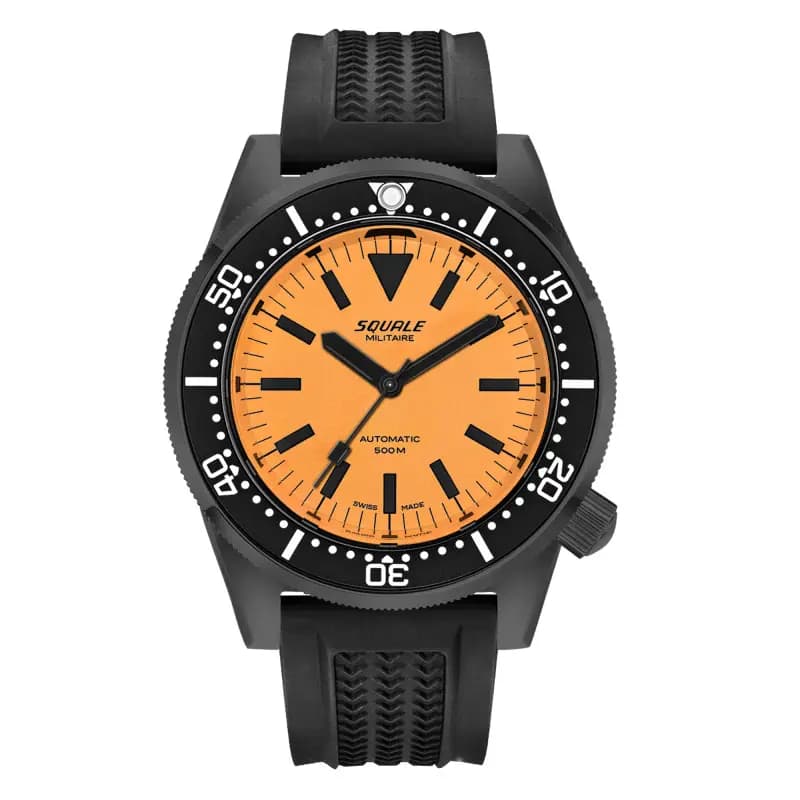 Squale Montre 1521 Full Luminous Orange Militaire 1521DLCFOR.VO