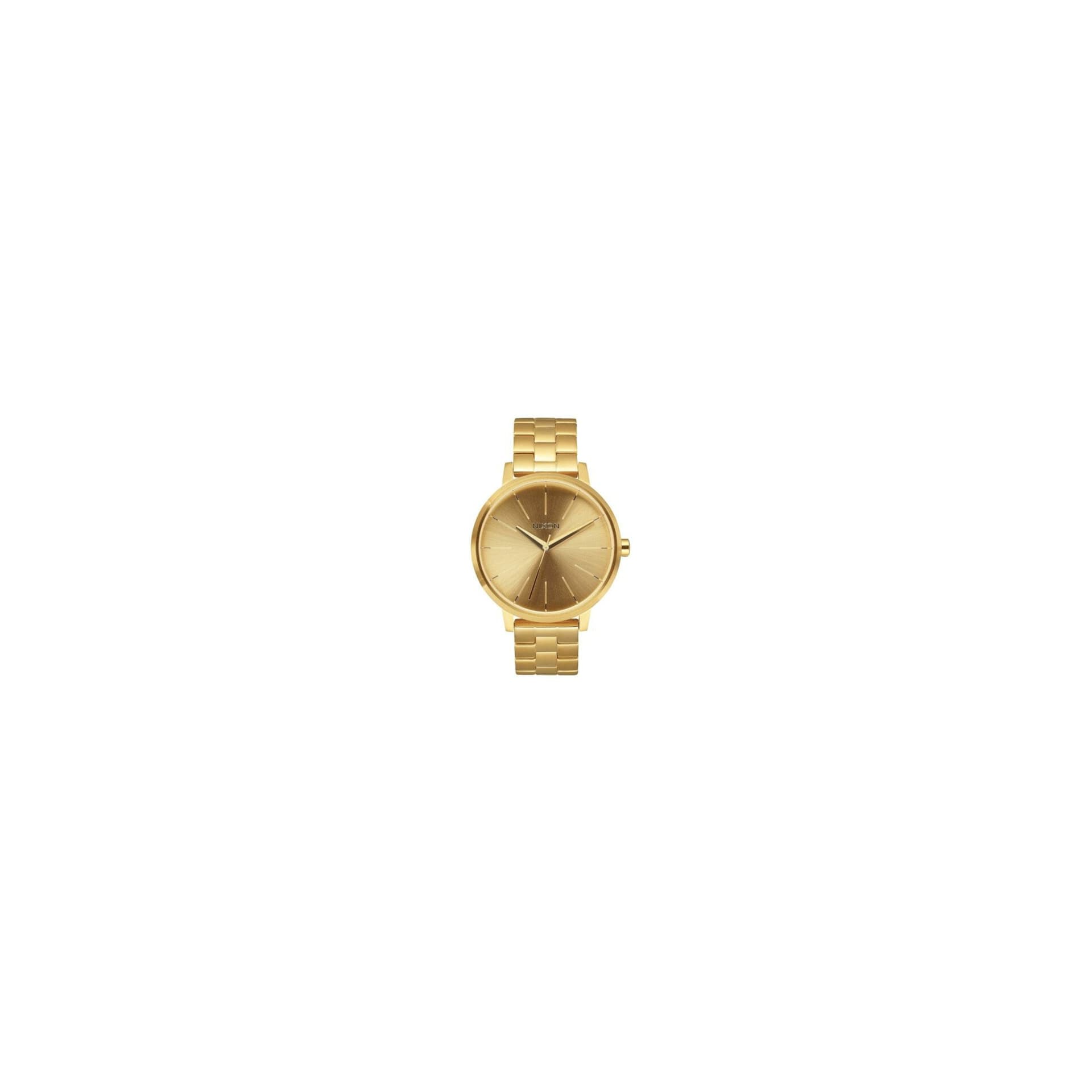 Nixon Montre Nixon Kensington quartz cadran doré bracelet acier PVD or jaune 37 mm
