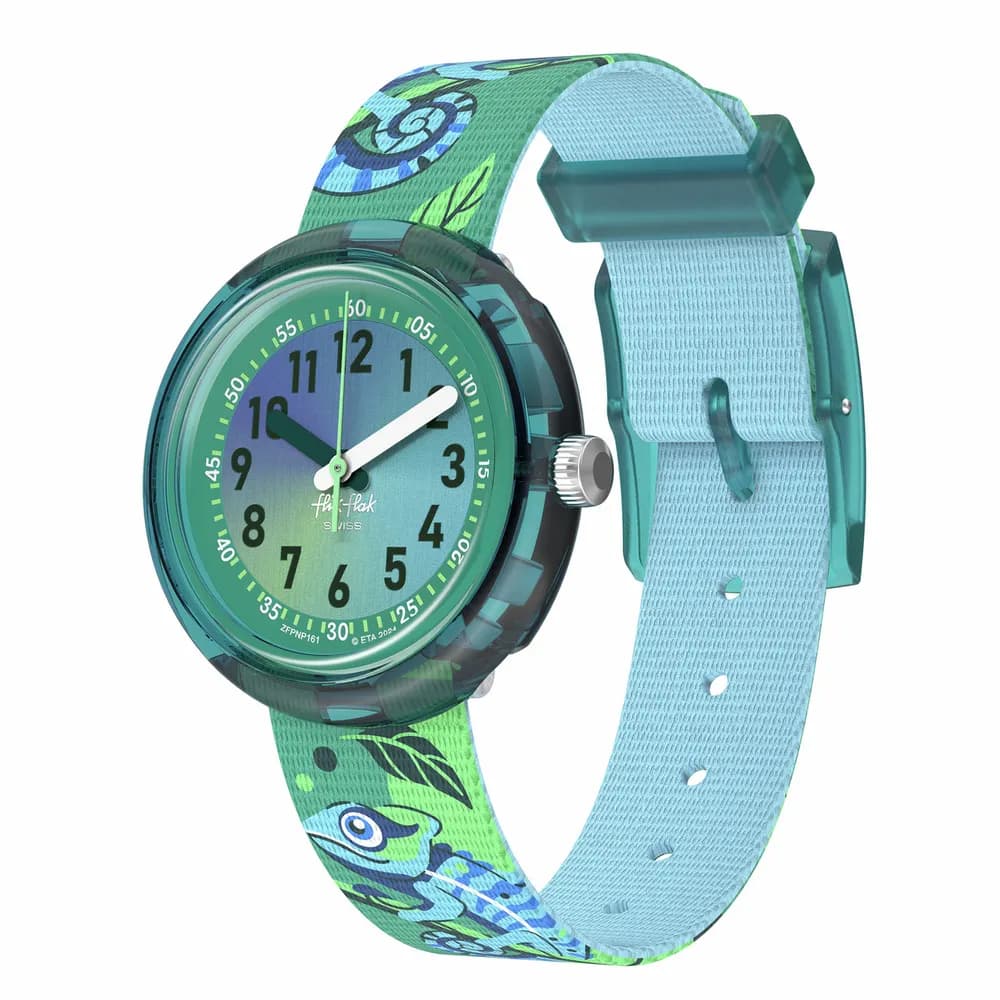 Flik Flak Montre quartz Garçon Friends fur-ever Vert
