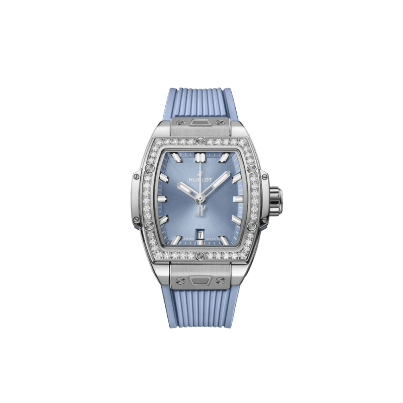 Hublot Hublot Spirit of Big Bang Steel Coal Blue Diamonds 32MM