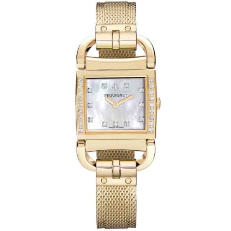 Pequignet E. Montre Pequignet Attellage Quartz - Cadran Nacre Blanc - Bracelet - 5895509CD-AO