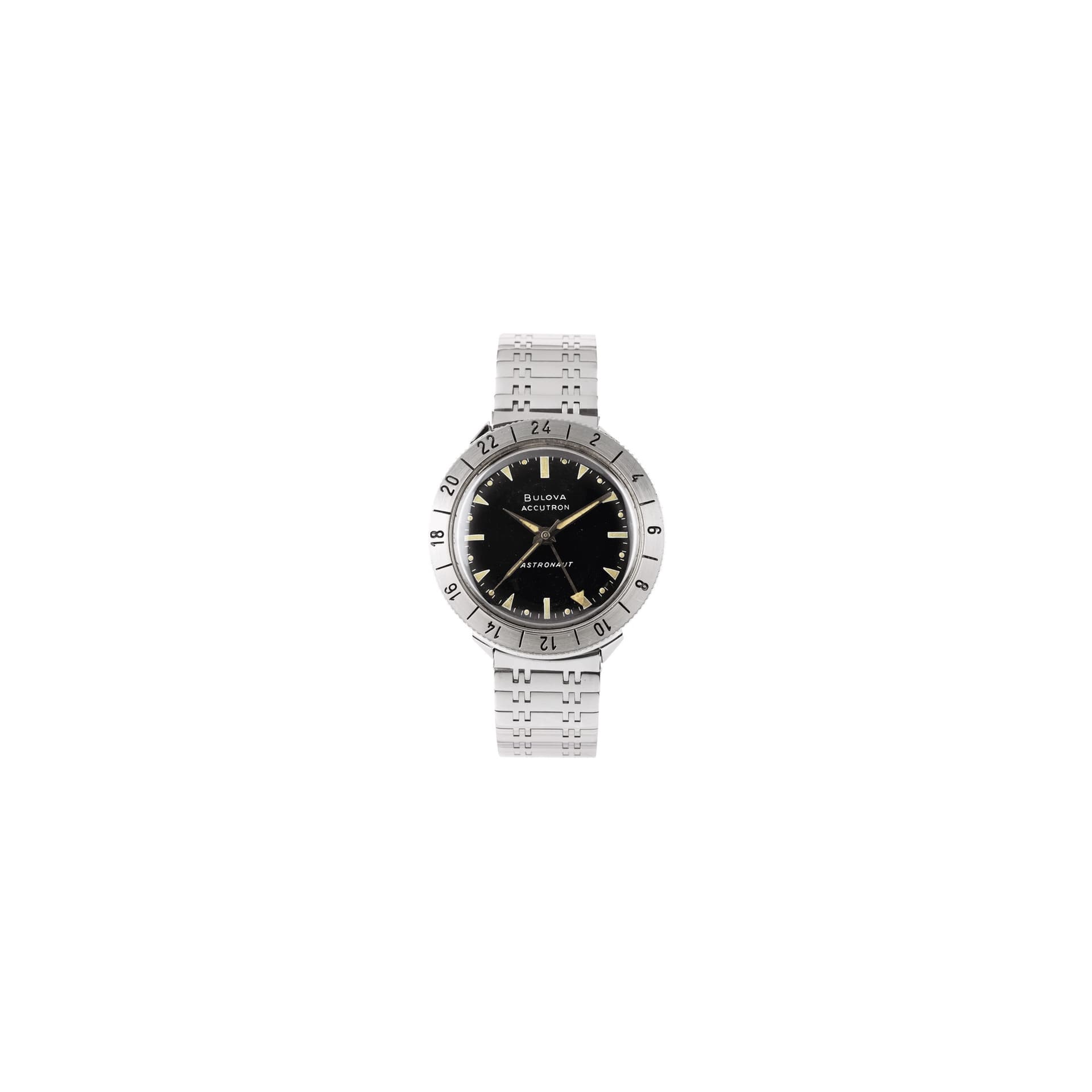 Bulova Montre Bulova Astronaut Accutron GMT M6 quartz Full Set 1966 38 mm