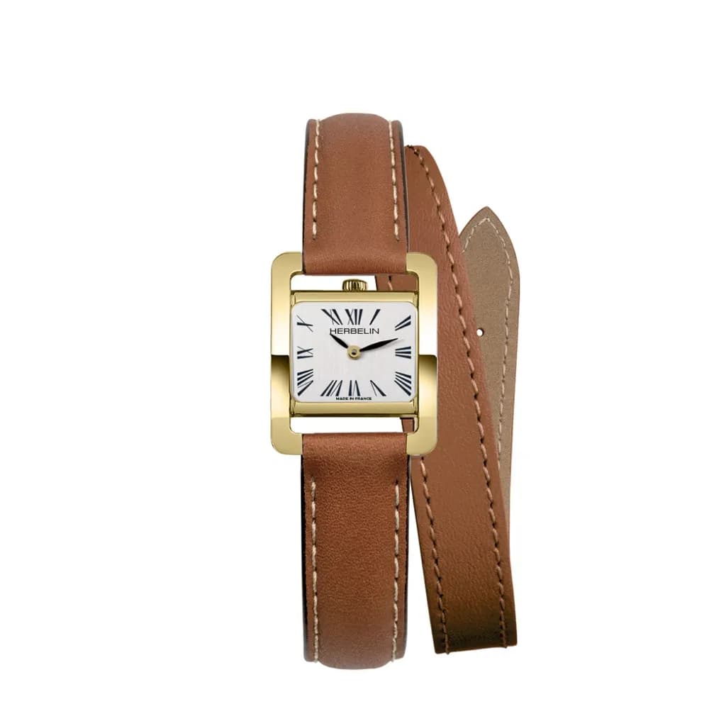 Michel Herbelin Montre quartz Femme 5ème avenue Blanc