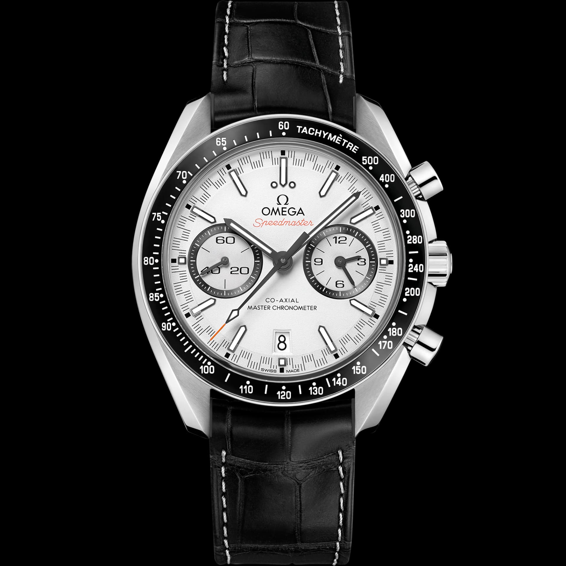 Omega Speedmaster 44,25 mm — cadran blanc