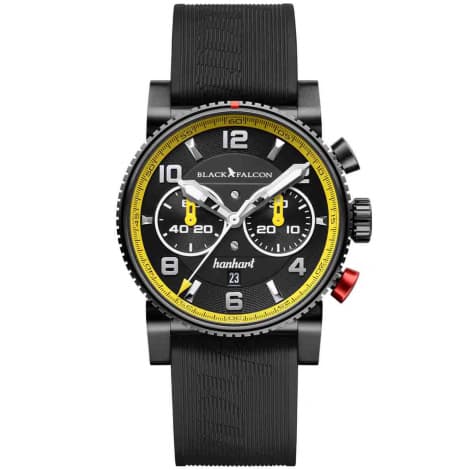 Hanhart Montre Hanhart Black Falcon Primus Race Winner Automatique diamètre 44 mm- 741.511-1020