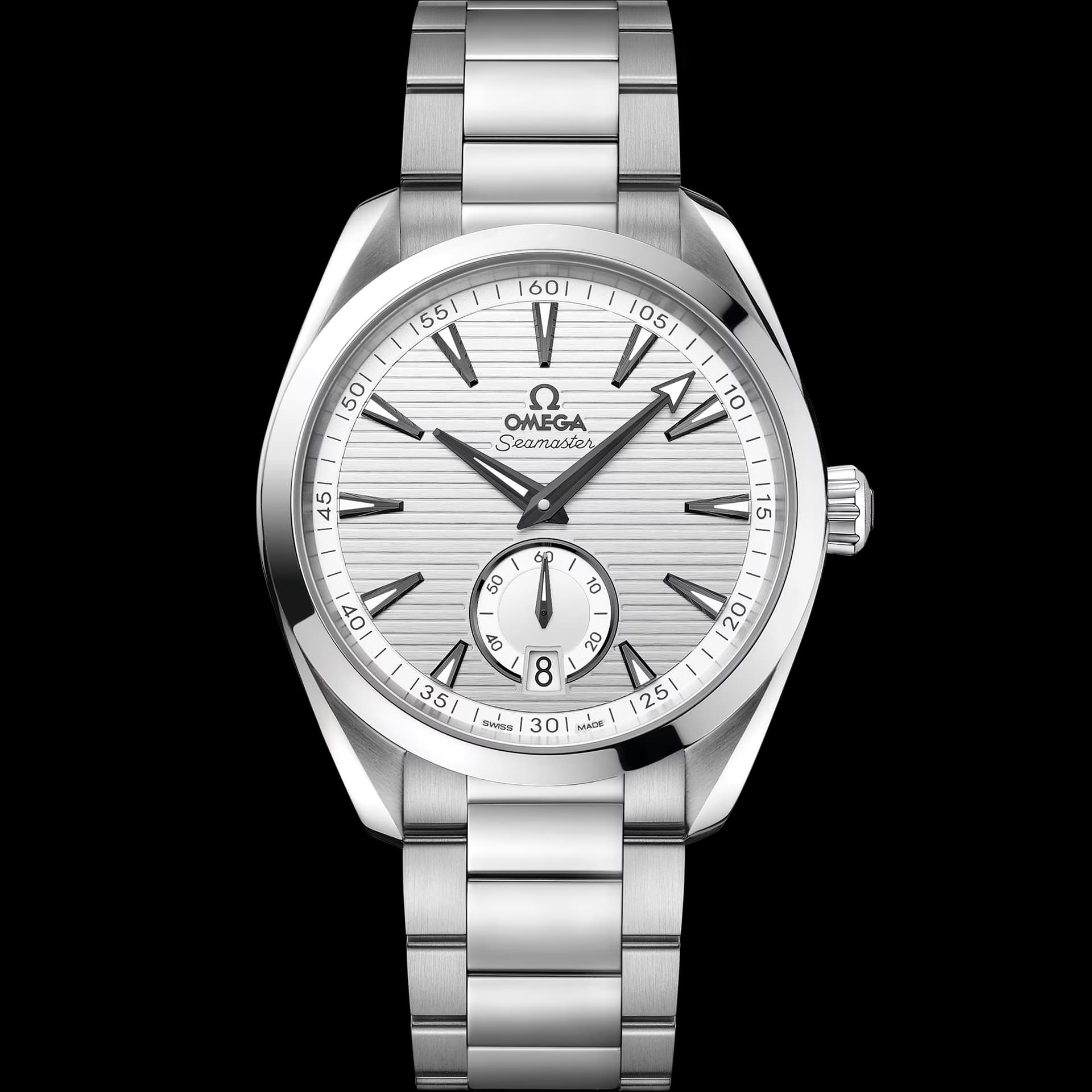 Omega Seamaster 41 mm, acier sur acier
