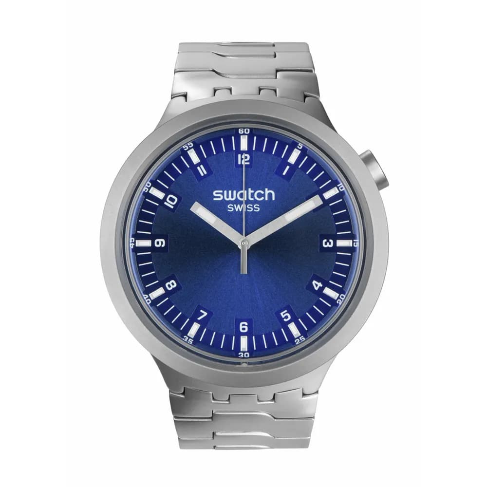 Swatch Montre quartz Homme Big Bold Irony Bleu