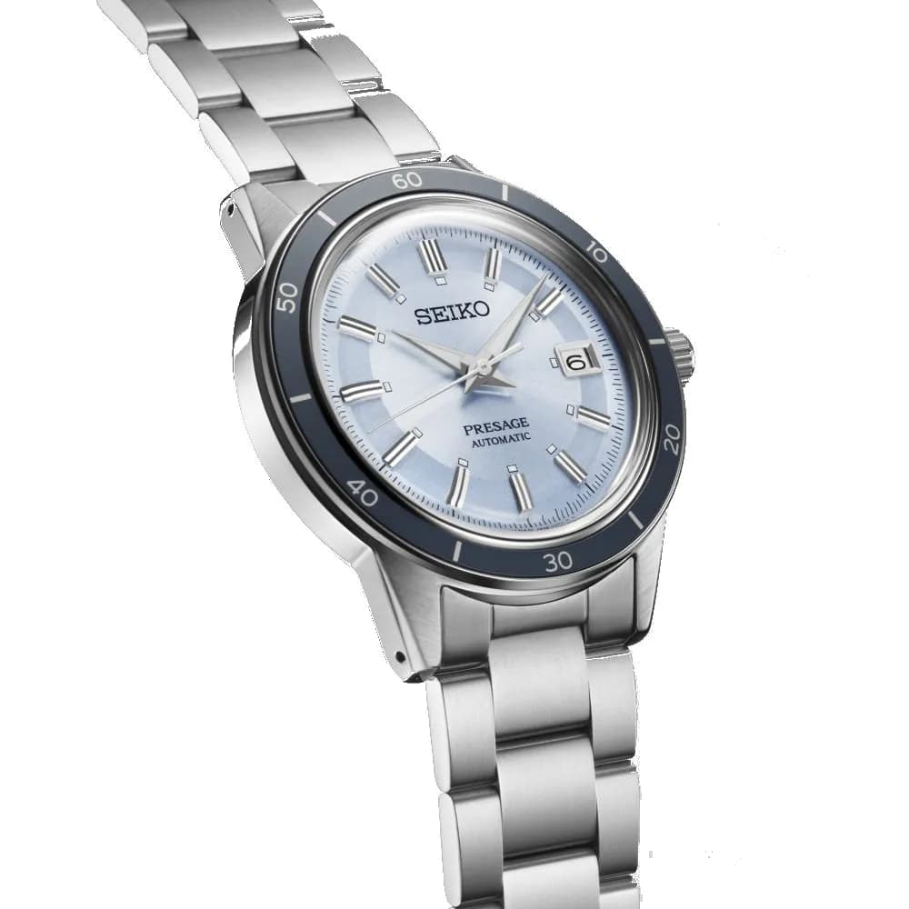 Seiko Presage — cadran bleu 41 mm