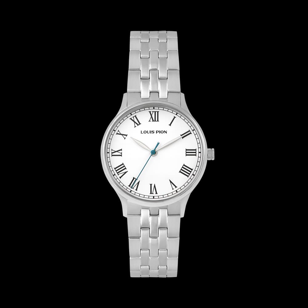 Louis Pion Montre quartz Femme Victoria Blanc
