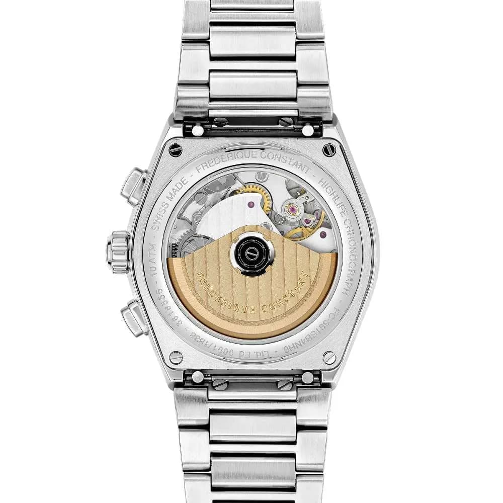 Frédérique Constant Montre Frédérique Constant Highlife Chronograph Automatic Cadran Argent - FC-391SB4NH6B