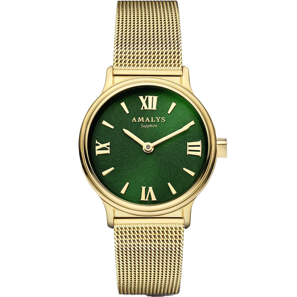 Amalys Montre Amalys Collection Watson 14 mm en Acier et PVD Doré