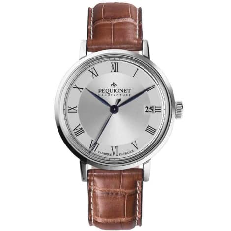 Pequignet Montre Pequignet Manufacture Attitude Automatique Cadran Gris - 9060333-AM