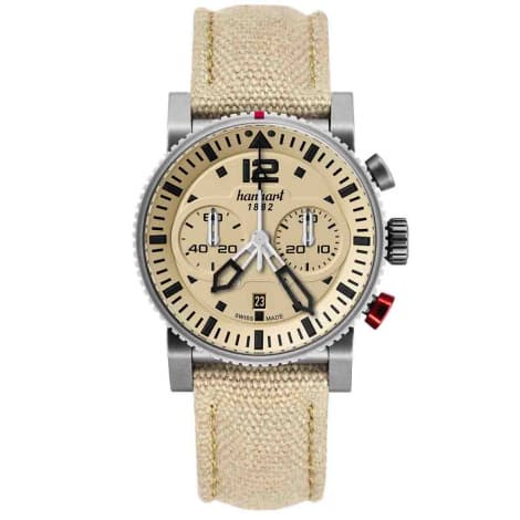 Hanhart Montre Hanhart Primus Desert Pilot Automatique diamètre 44 mm- 740.250-3720