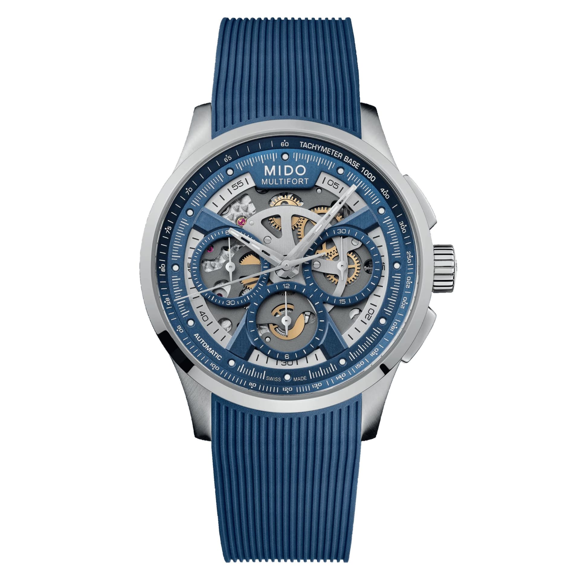 Mido Montre Mido Multifort Skeleton Chronograph 43 mm- M038.662.17.040.00