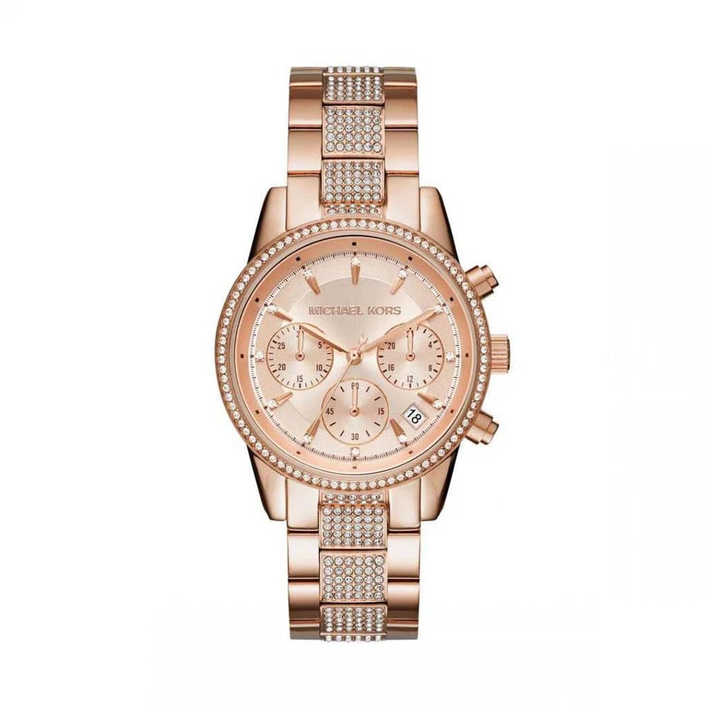 Michael Kors Montre Femme Michael Kors Acier Or rose MK6485