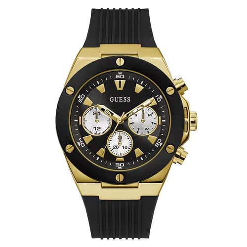 Guess Montre Femme GUESS POSEIDON en Silicone Noir