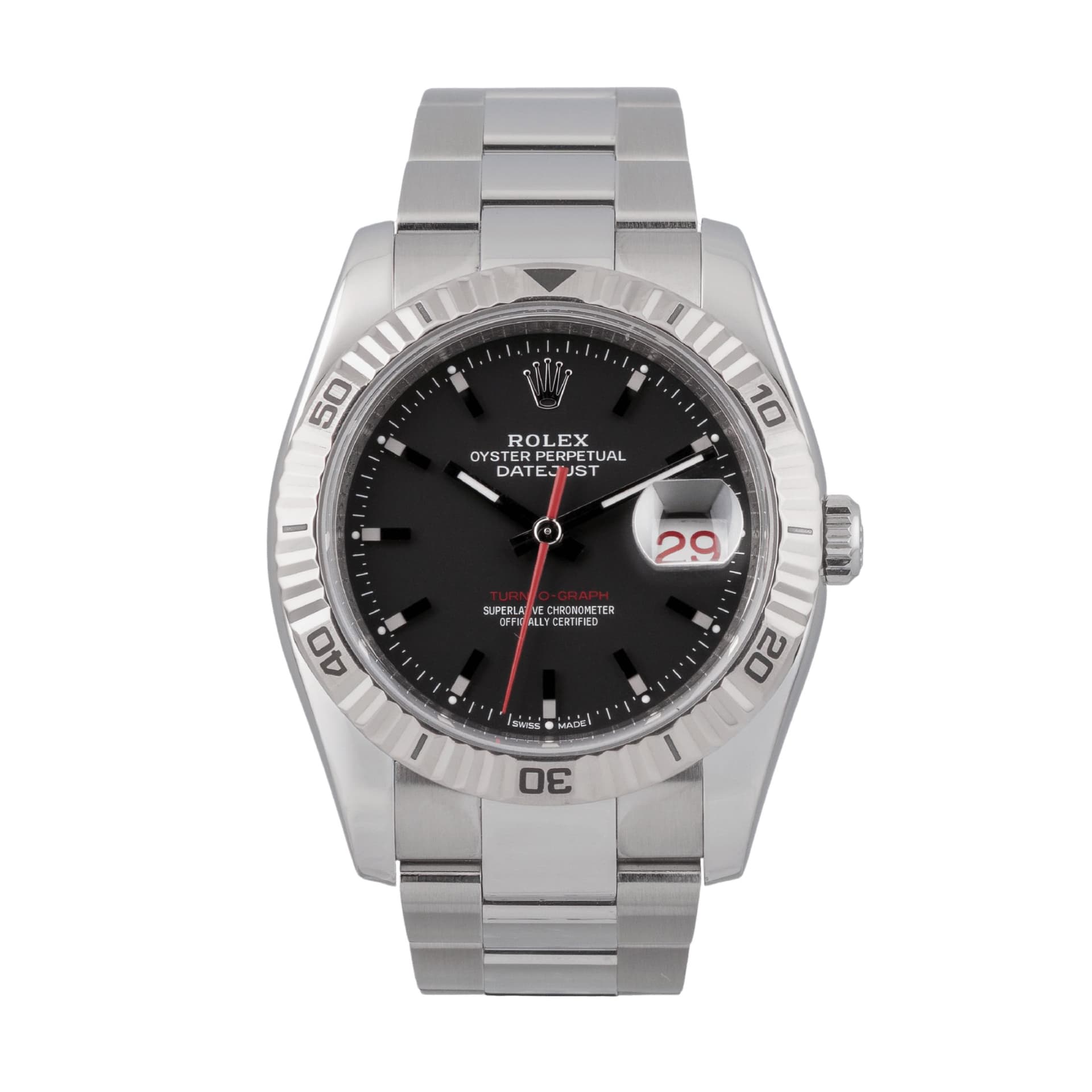 Rolex Montre Rolex Oyster Perpetual Datejust Turn-O-Graph Ref. 116264 automatique 36 mm 2004