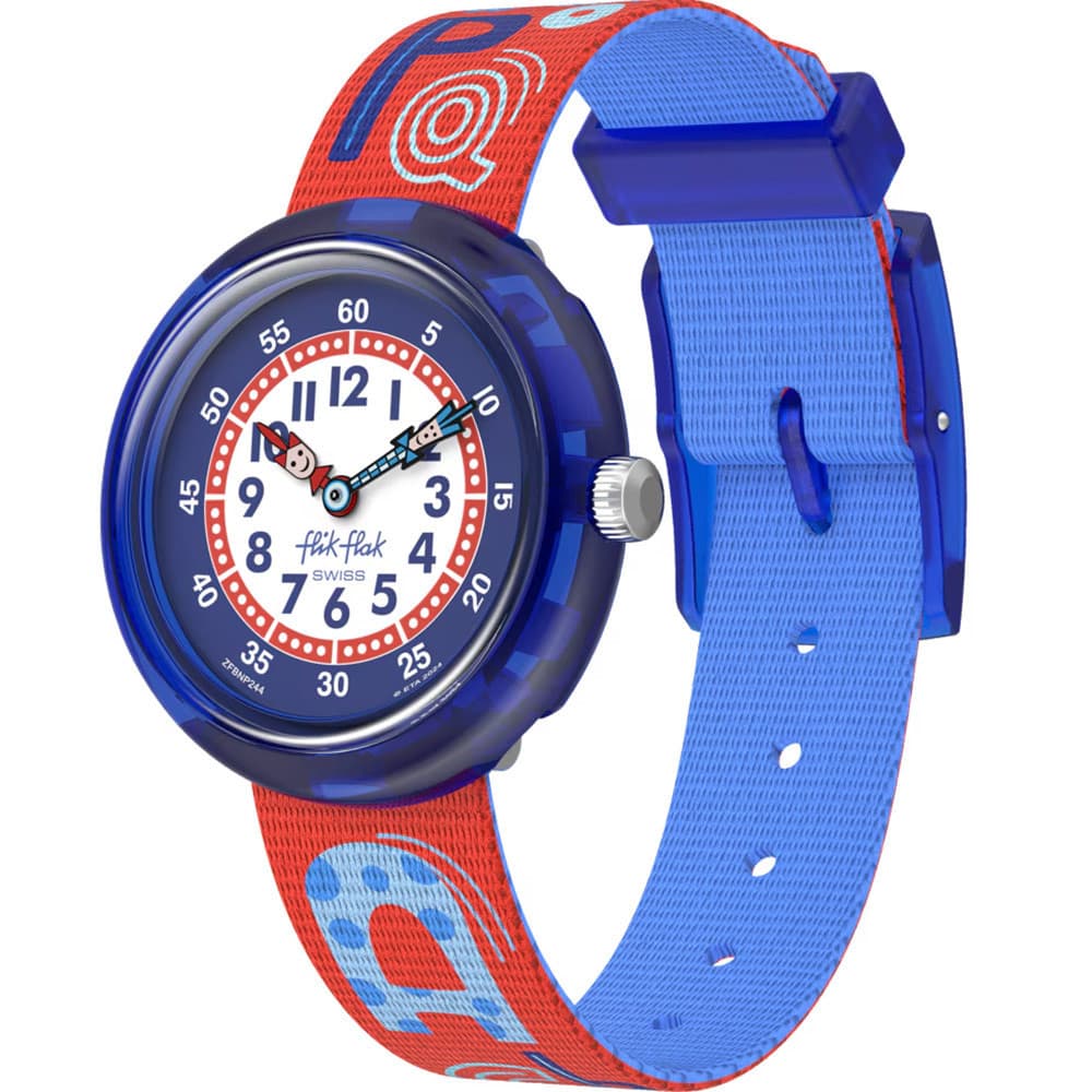 Flik Flak Montre Flik Flak en Plastique Rouge