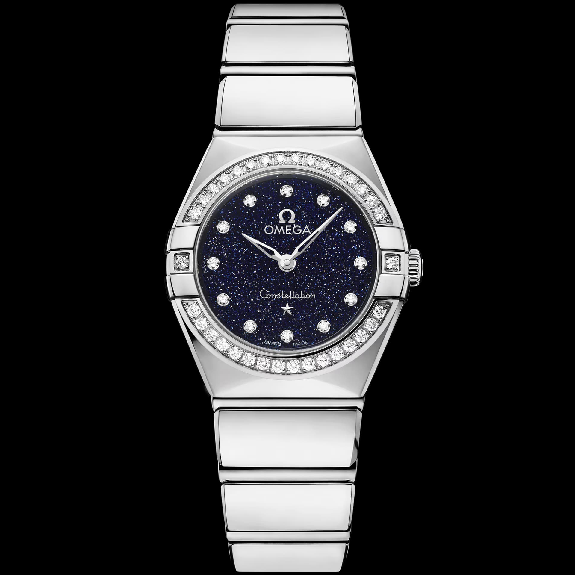 Omega Constellation 25 mm, acier sur acier