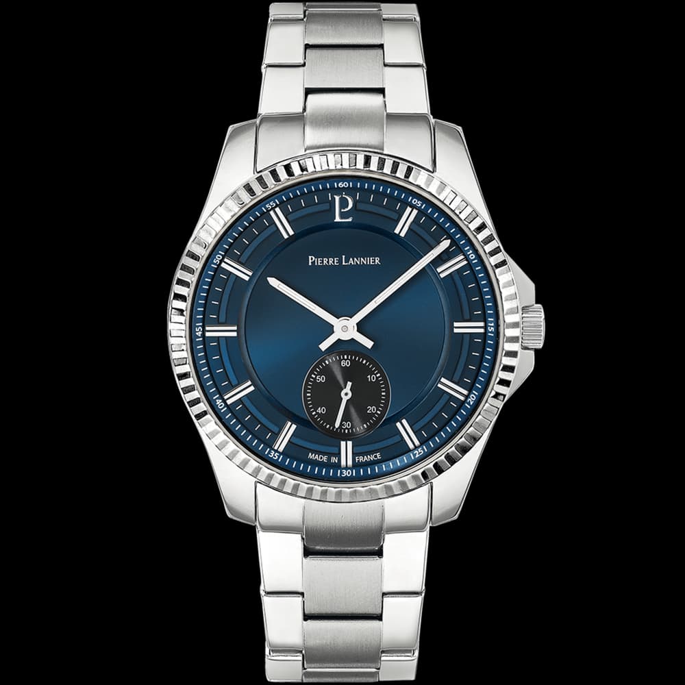 Pierre Lannier Montre quartz Homme Metropolitain Bleu foncé