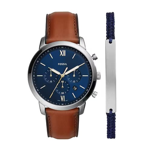 Fossil FS5708SET — cadran bleu