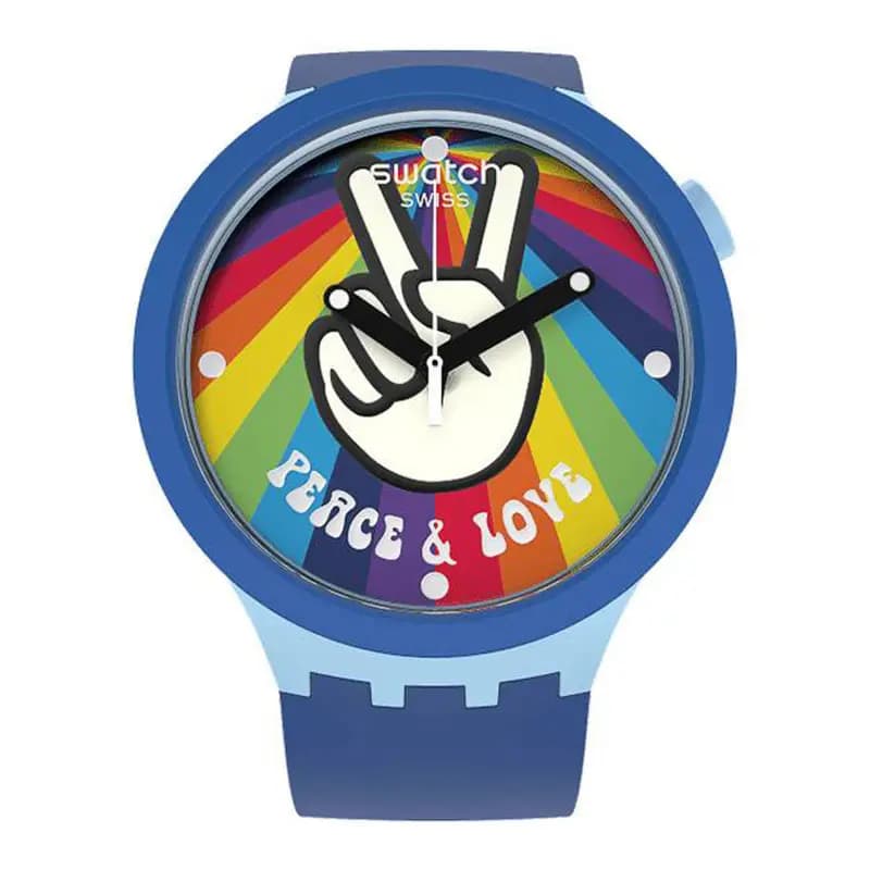 Swatch Montre Peace Hand Love Big Bold SB03N105