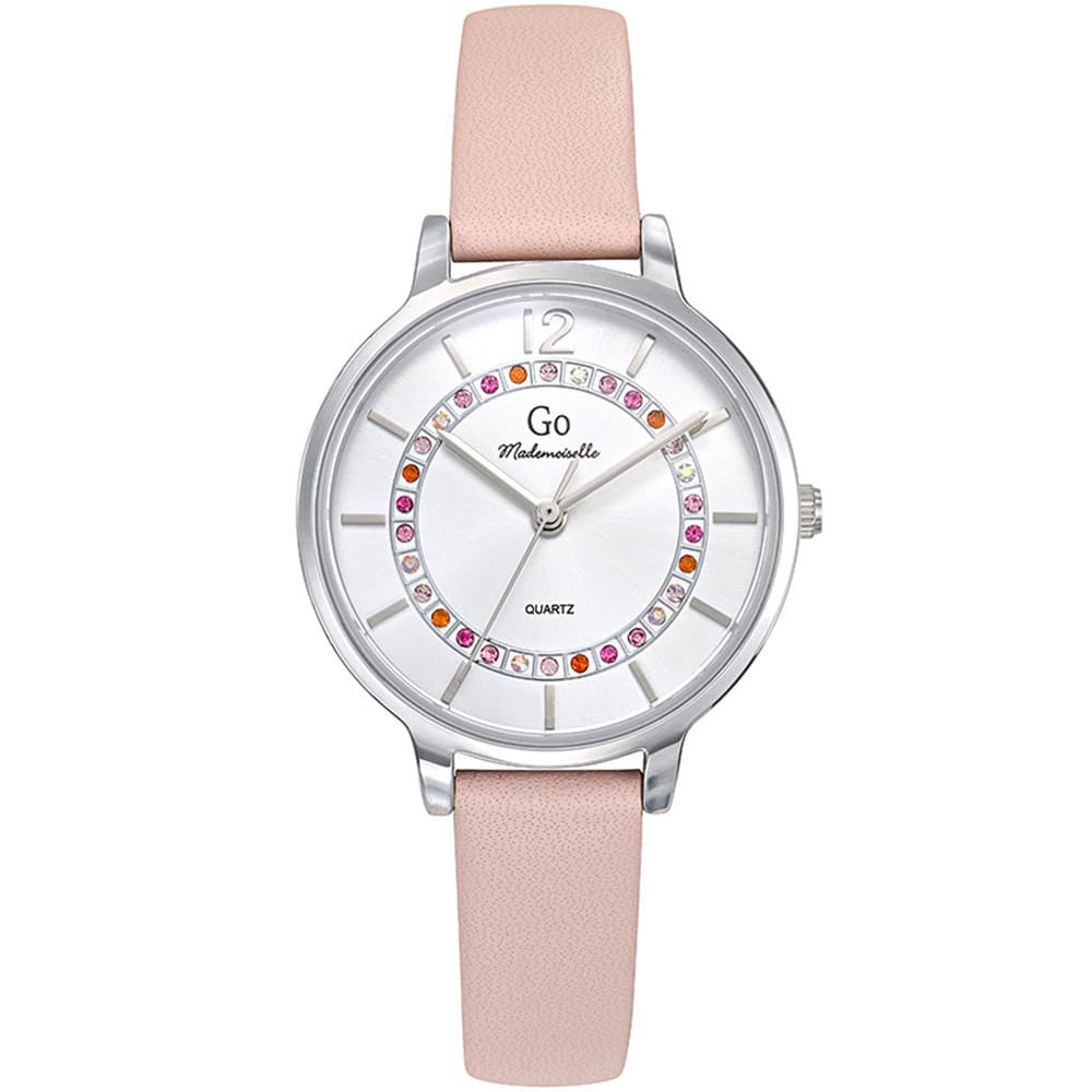GO Mademoiselle Montre GO Mademoiselle en Cuir Rose